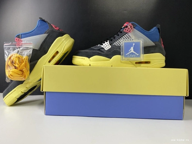 Rep Onekick RETRO UNION DC9533-001 JORDAN AIR 4 NOIR OFF 0723